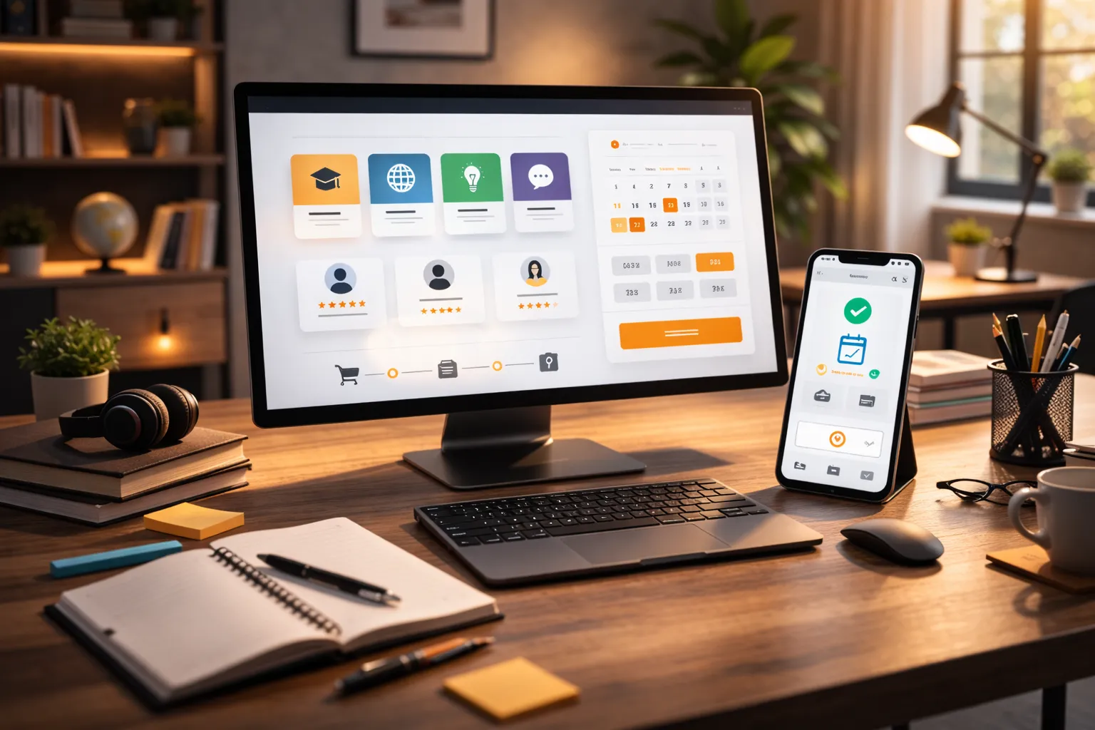نمونه رابط کاربری سایت مدرس خصوصی برای رزرو کلاس آنلاین و پرداخت اینترنتی