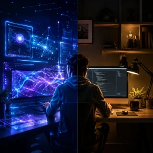 مقایسه طراحی سایت با هوش مصنوعی