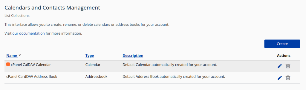 ساخت مخاطبان cPanel