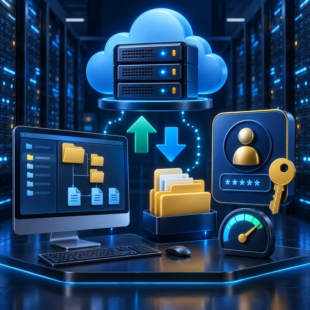 آموزش FTP Accounts