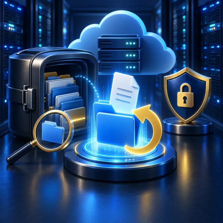 بازیابی فایل در سی پنل